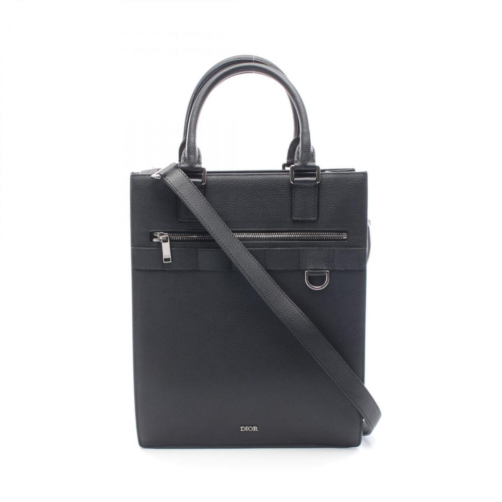 Dior Safari North South Tote Bag Leather Black